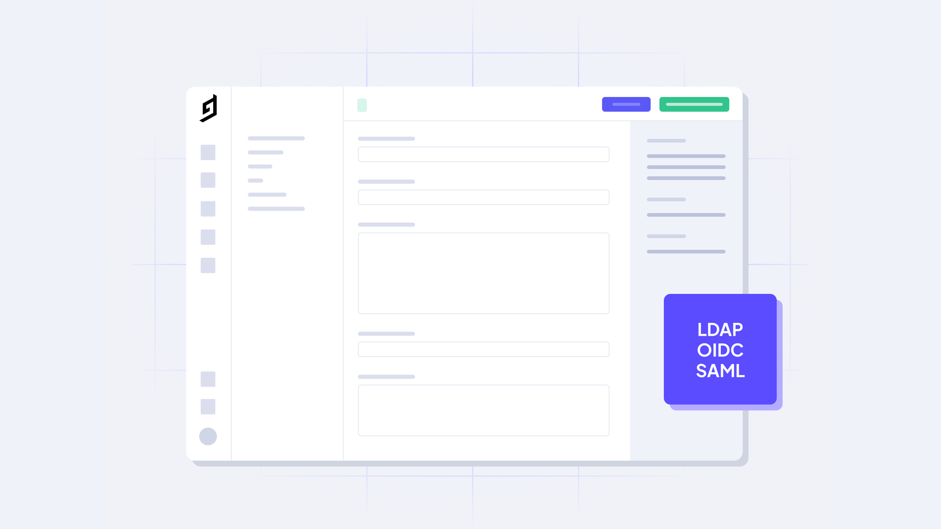 OIDC LDAP SAML illustration